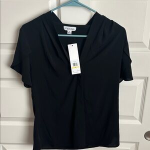 Calvin Klein Women's Elegant Black Blouse